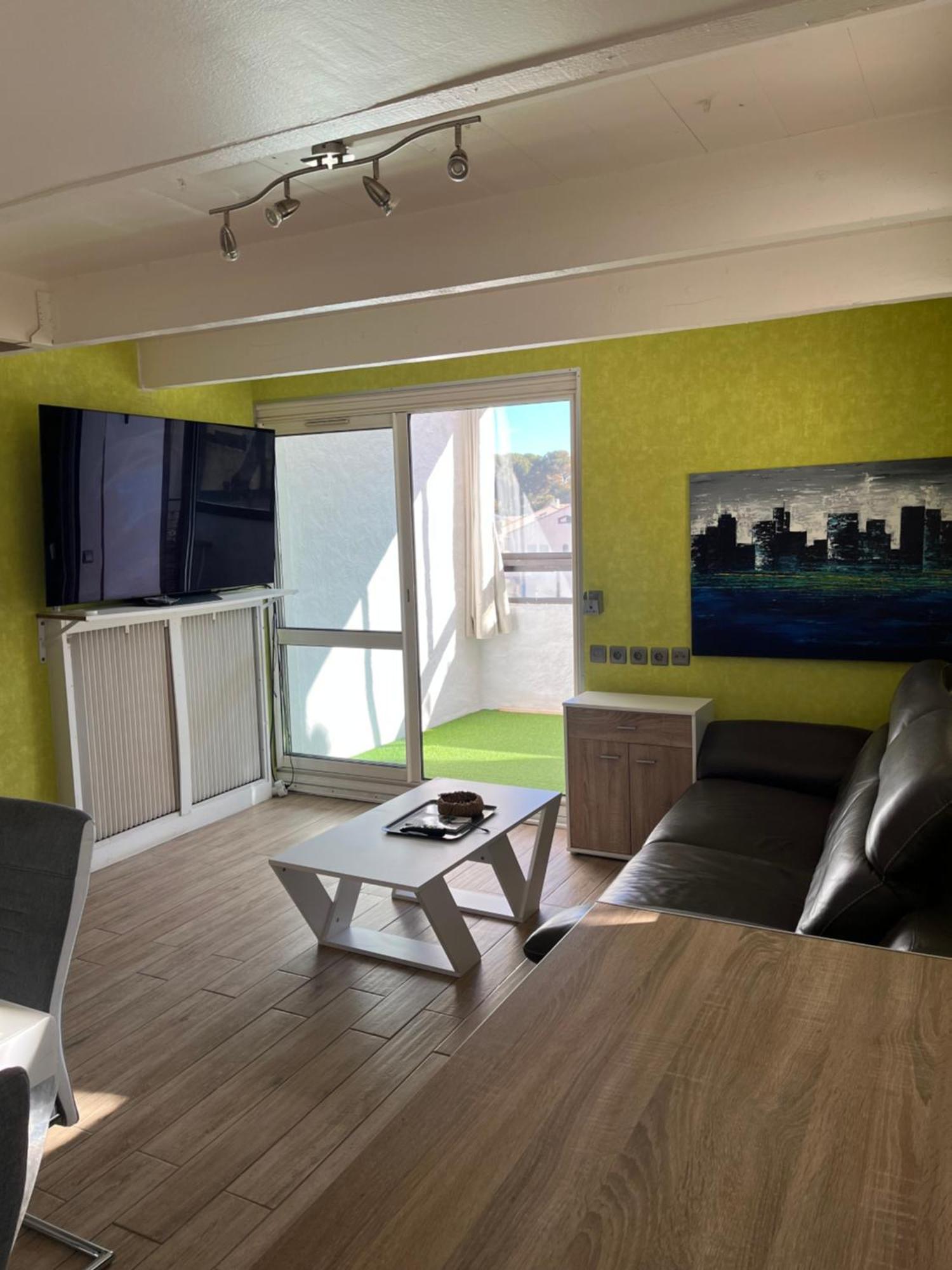 Le Bruit Des Vagues En Dormant Apartment Sausset-les-Pins Exterior foto