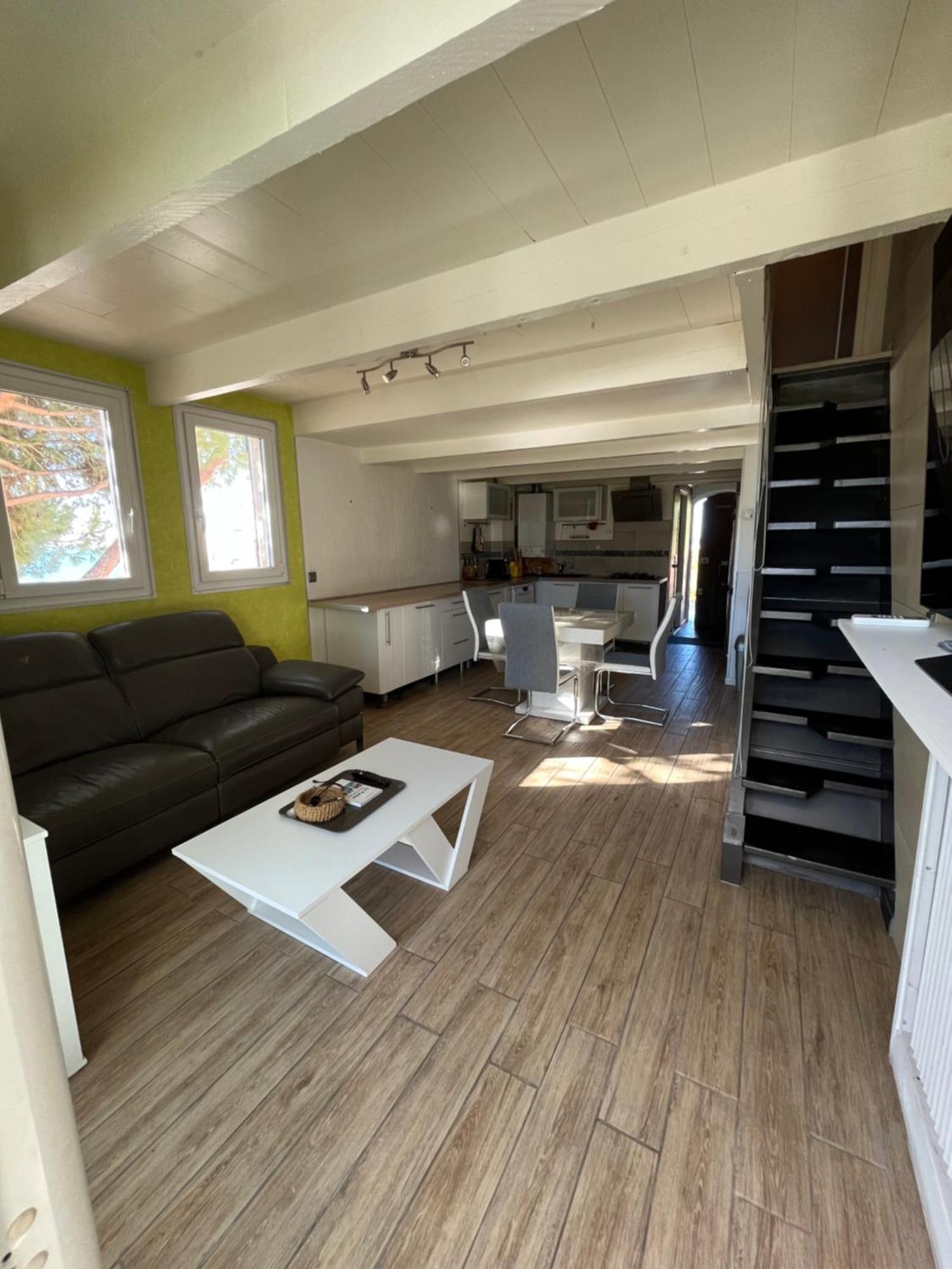 Le Bruit Des Vagues En Dormant Apartment Sausset-les-Pins Exterior foto